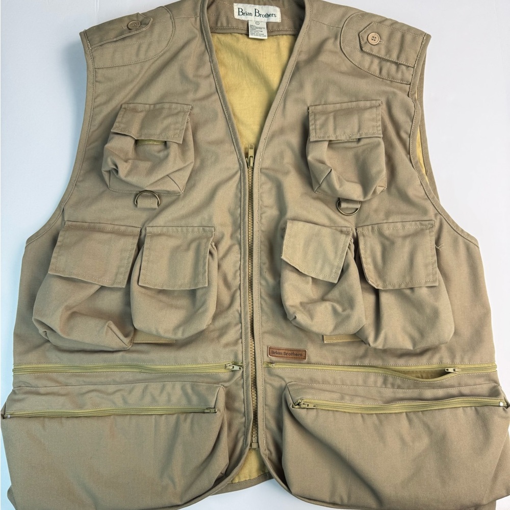 Brian Brothers Beige and Khaki Vest